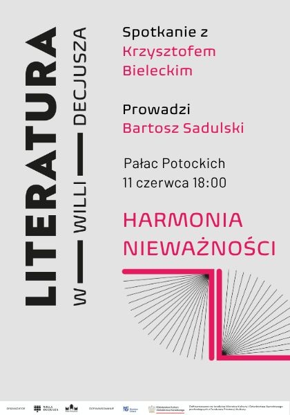 „Harmonia nieważności”. Spotkanie autorskie z Krzysztofem Bieleckim