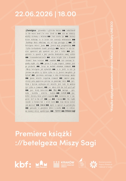 Premiera książki „://betelgeza” Miszy Sagi