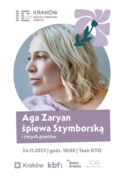 Aga Zaryan śpiewa Szymborską i innych poetów