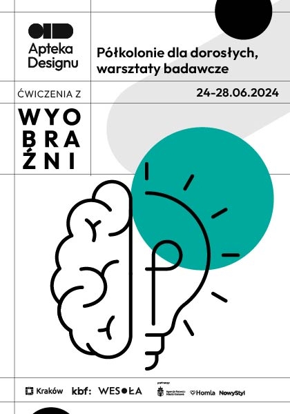 Ćwiczenia z wyobraźni: półkolonie dla dorosłych 24-28.06.2024, godz. 9:00-12:00