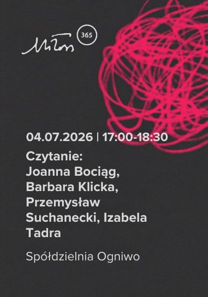 Czytanie: Joanna Bociąg, Barbara Klicka, Przemysław Suchanecki, Izabela Tadra
