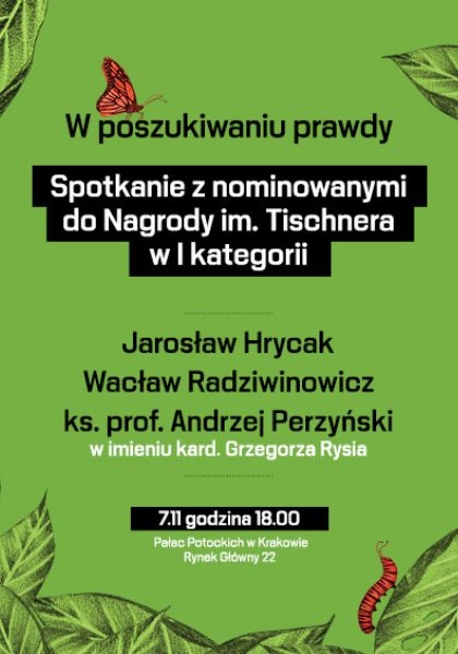 Dyskusja o książkach nominowanych do 24. edycji Nagrody Tischnera