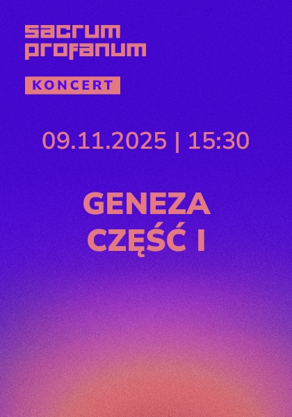 Geneza: część I