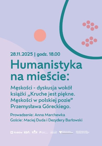 "Humanistyka na mieście: kruche jest piękne. O męskości w polskiej prozie po 1989 roku"