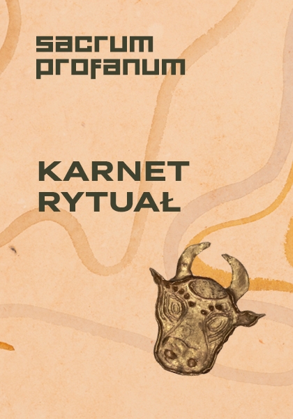 Grafika z logotypem Sacrum Profanum, tytułem wydarzenia oraz jego datą i godziną