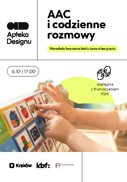 AAC i codzienne rozmowy - warsztaty tworzenia tablic komunikacyjnych