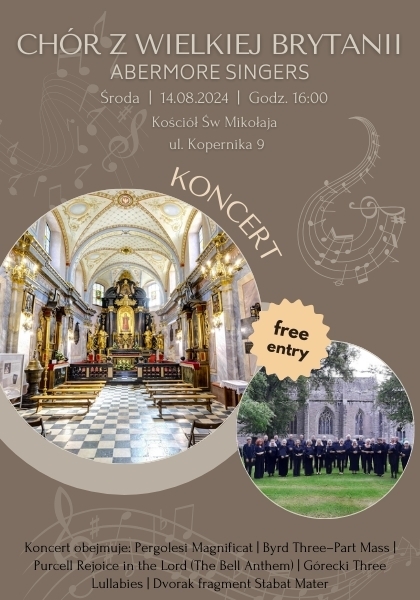 Koncert Chóru Abermore Singers