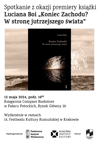 „Koniec Zachodu? W stronę jutrzejszego świata” – spotkanie z Bogumiłem Luftem | Compare Bookstore