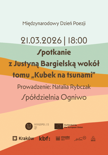 Kubek na tsunami. Spotkanie z Justyną Bargielską