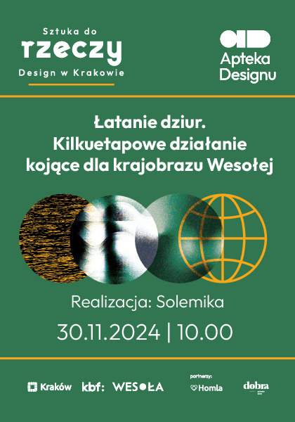 Łatanie dziur. Kilkuetapowe działanie kojące dla krajobrazu Wesołej