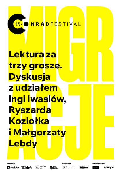 Lektura za trzy grosze. Dyskusja z udziałem Ingi Iwasiów, Piotra Mareckiego i Małgorzaty Lebdy