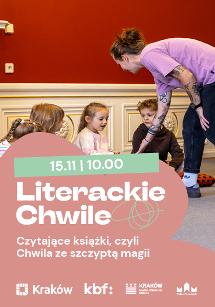 Literackie Chwile: Czytające książki, czyli Chwila ze szczyptą magii"