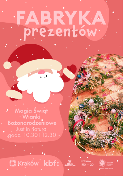 WYPRZEDANE Magia Świąt – Wianki Bożonarodzeniowe