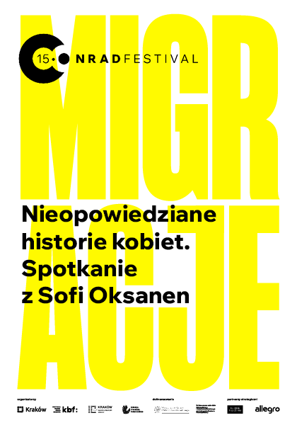 ODWOŁANE WYDARZENIE! Nieopowiedziane historie kobiet. Spotkanie z Sofi Oksanen