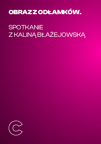 Obraz z odłamków. Spotkanie z Kaliną Błażejowską