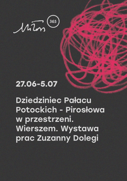 Pirosłowa w przestrzeni. Wierszem. Wystawa prac Zuzanny Dolegi