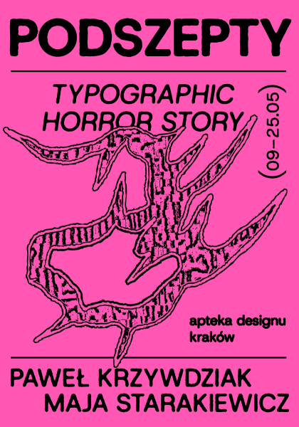 Podszepty. Typographic Horror Story