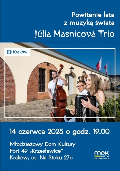 Powitanie lata z muzyką świata – Júlia Masnicová Trio