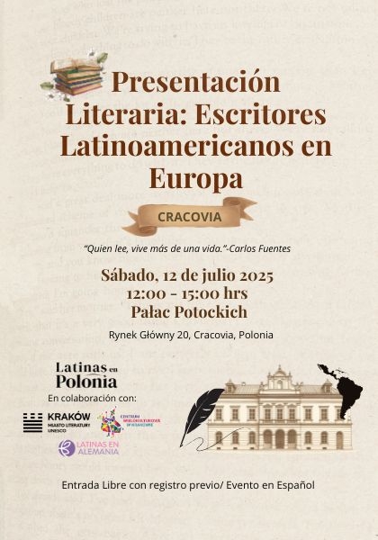 Presentación Literaria: Escritores Latinoamericanos en Europa