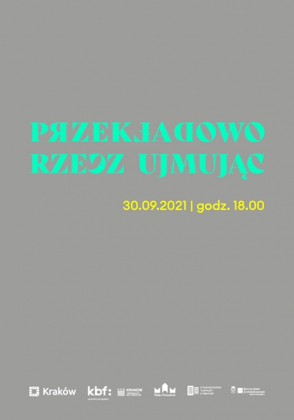 przekładowo rzecz ujmując