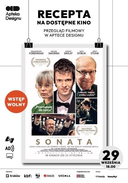 Recepta na dostępne kino - pokaz filmu "Sonata"