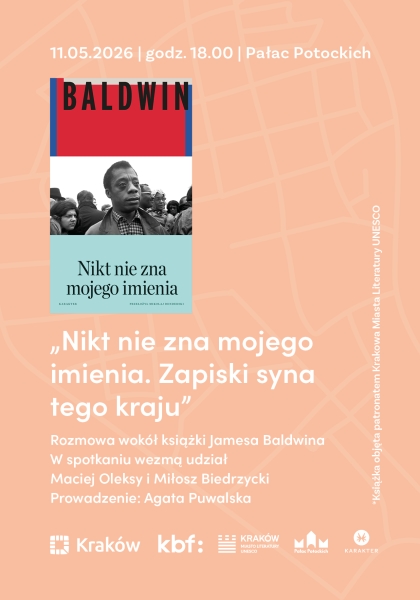 Spotkanie wokół książki "Nikt nie zna mojego imienia" Jamesa Baldwina