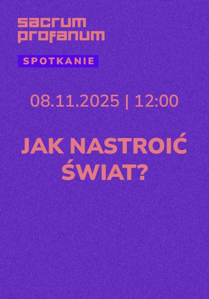 Spotkanie wokół książki „Strojenie świata” Raymonda Murraya Schafera