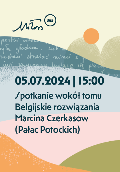 Spotkanie wokół tomu Belgijskie rozwiązania Marcina Czerkasowa
