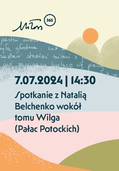 Spotkanie z Natalią Belchenko wokół tomu Wilga