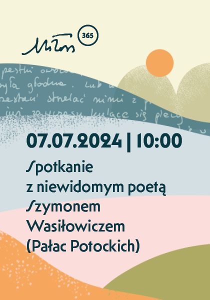 Spotkanie z niewidomym poetą Szymonem Wasiłowiczem