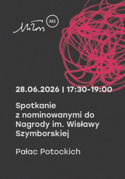 Spotkanie z nominowanymi do Nagrody im. Wisławy Szymborskiej