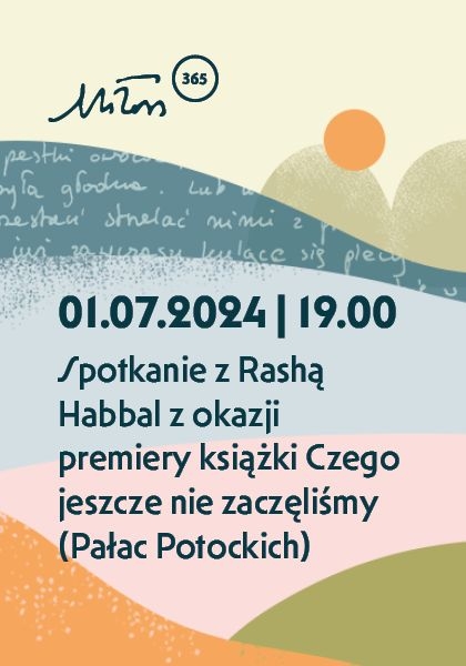 Spotkanie z Rashą Habbal z okazji premiery książki Czego jeszcze nie zaczęliśmy