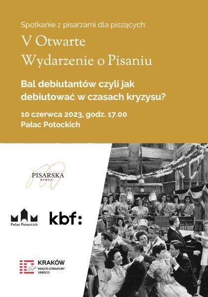 V Otwarte Wydarzenie o Pisaniu. Bal debiutantów