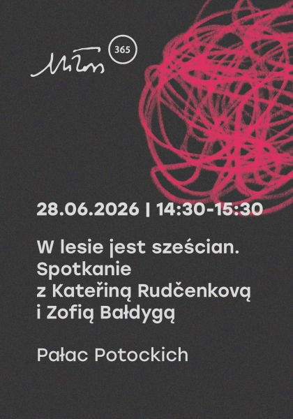 W lesie jest sześcian. Spotkanie z Kateřiną Rudčenkovą i Zofią Bałdygą