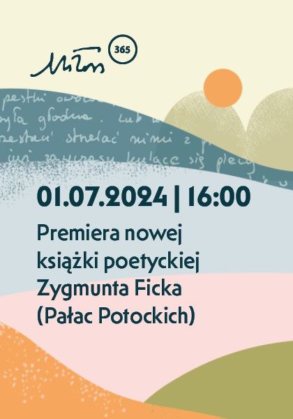W świetle wieczoru. Premiera książki poetyckiej Zygmunta Ficka