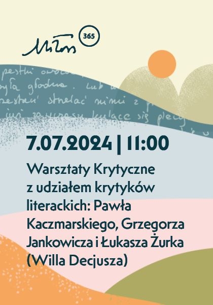 Warsztaty Krytycznoliterackie