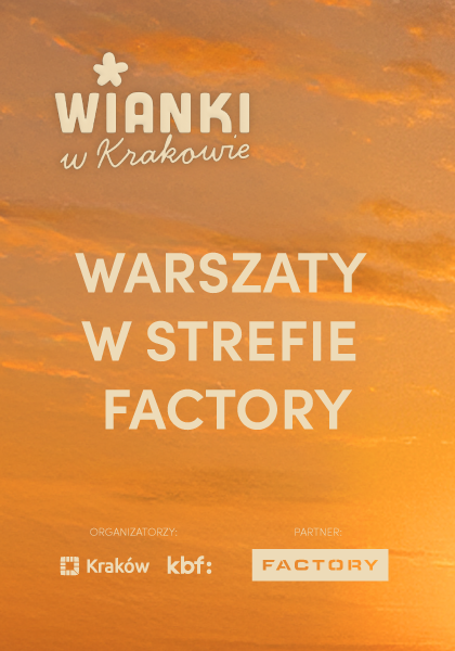 Warsztaty z plecenia wianków w strefie Factory