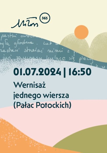 Wernisaż jednego wiersza