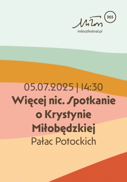 Więcej nic. Spotkanie o Krystynie Miłobędzkiej