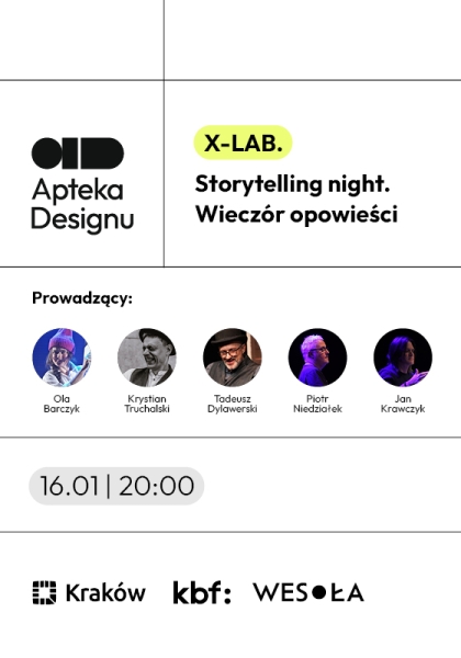 X-LAB. Storytelling night / Wieczór opowieści