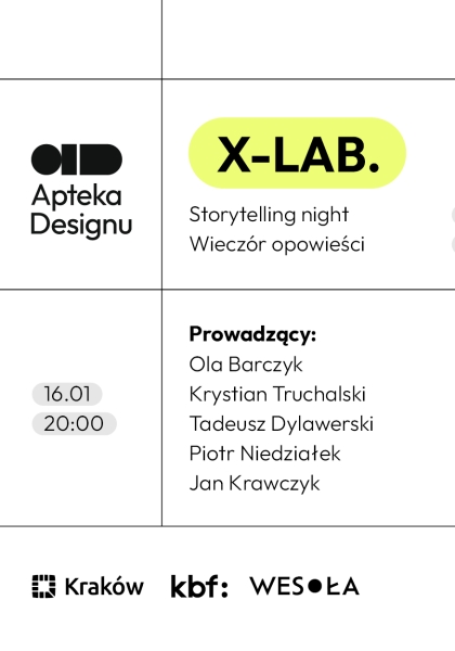 X-LAB. Storytelling night / Wieczór opowieści
