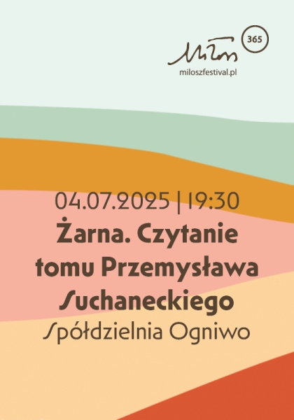Żarna. Czytanie tomu Przemysława Suchaneckieg
