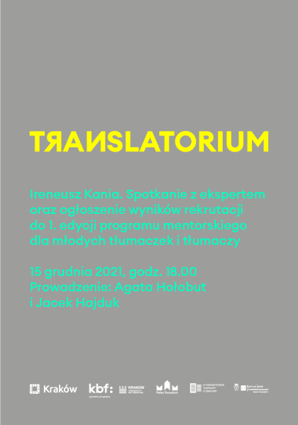 Translatorium Ireneusz Kania